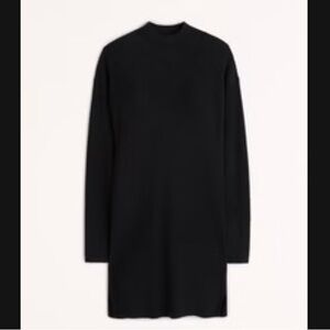 Abercrombie & Fitch Black Cowl Neck Sweater dress